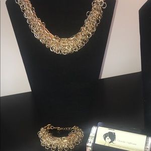 “In The Loop” Necklace & Bracelet Set